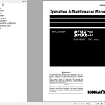 Komatsu D71EX-24 D71PX-24 Operation & Maintenance Manual TEN01043-07