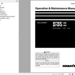Komatsu D71PX-24 D71PX-24 Operation & Maintenance Manual PEN01701-04