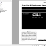 Komatsu D71PX-24 D71PX-24 Operation & Maintenance Manual TEN00924-04
