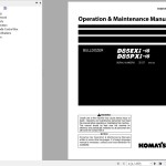 Komatsu D85EXI-18 D85PXI-18 Operation & Maintenance Manual TEN01093-00