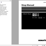 Komatsu FB25-12 FB30-12 Shop Manual SEN06636-05