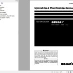 Komatsu GD655-7 Operation & Maintenance Manual PEN01691-03