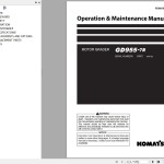 Komatsu GD955-7R Operation & Maintenance Manual PEN01885-00