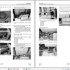 Komatsu HB205-1M0 HB215LC-1M0 Shop Manual SEN06250-07