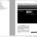 Komatsu HD325-8 HD405-8 Operation & Maintenance Manual TEN01060-02