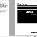 Komatsu HD325-8E0 HD405-8E0 Shop Manual SEN06745-08