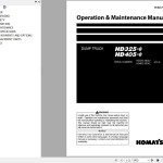 Komatsu HD325-8HD405-8 Operation & Maintenance Manual PEN01756-03