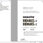 Komatsu HD465-7 HD605-7 Shop Manual SEBM027621