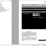 Komatsu HD465-8 HD605-8 Operation & Maintenance Manual TEN00752-16