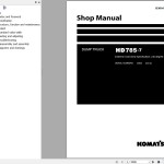 Komatsu HD785-7-40 degree C Shop Manual SEN05476-13