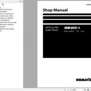 Komatsu HM400-3 Shop Manual SEN05632-19