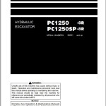 Komatsu PC1250-8R PC1250SP-8R Operation & Maintenance Manual PEN01395-08