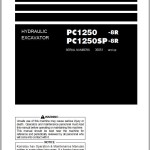 Komatsu PC1250-8R PC1250SP-8R Operation & Maintenance Manual TEN00934-07