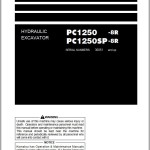 Komatsu PC1250-8R PC1250SP-8R Operation & Maintenance Manual TEN00934-08