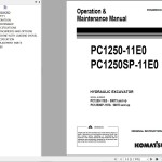 Komatsu PC1250SP-11E0 PC1250SP-11E0 Operation & Maintenance Manual EENAM03932