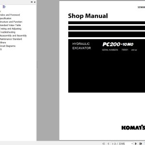 Komatsu PC200-10M0 Shop Manual SEN06867-08