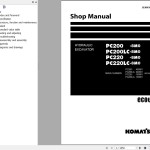 Komatsu PC200-8M0 to PC220LC-8M0 Shop Manual SEN06109-13