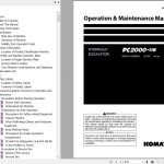 Komatsu PC2000-11R Operation & Maintenance Manual PEN02108-00