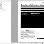 Komatsu PC210LC-11 Operation & Maintenance Manual TEN00799-08