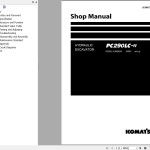 Komatsu PC290LC-11 Shop Manual SEN06736-09
