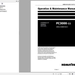 Komatsu PC3000-11 Operation & Maintenance Manual OMM 06373-D-EN-11T4-P1-1.0