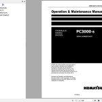 Komatsu PC3000-6 Operation & Maintenance Manual OMM 06387-D-EN-6T2-P1-1.0
