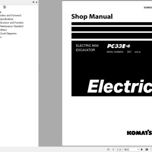 Komatsu PC33E-6 Shop Manual SEN06975-00
