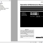 Komatsu PC45MR-5 PC55MR-5 Operation & Maintenance Manual TEN00763-13
