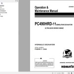 Komatsu PC490HRD-11 Operation & Maintenance Manual UENAM01741