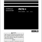 Komatsu PC70-8 Operation & Maintenance Manual TEN00615-07