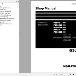 Komatsu PC800-8E0 to PC850SE-8E0 Shop Manual SEN05276-10