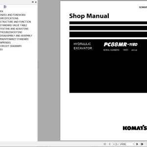 Komatsu PC88MR-11E0 Shop Manual SEN06853-06