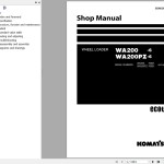 Komatsu WA200-6 WA200PZ-6 Shop Manual SEN05282-10