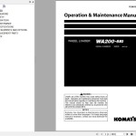 Komatsu WA200-8E0 Operation & Maintenance Manual PEN01951-00