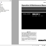 Komatsu WA320-8 Operation & Maintenance Manual PEN01353-03