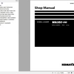 Komatsu WA380-8E0 Shop Manual SEN06752-03
