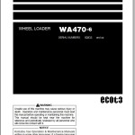 Komatsu WA470-6 Operation & Maintenance Manual PEN01871-01