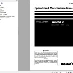 Komatsu WA470-8 Operation & Maintenance Manual PEN01897-00