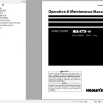 Komatsu WA475-10 Operation & Maintenance Manual TEN00977-03