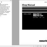 Komatsu WA475-10 WA475-10E0 Shop Manual SEN06773-08