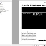 Komatsu WA475-10E0 Operation & Maintenance Manual PEN01961-00