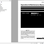 Komatsu WA500-8 Operation & Maintenance Manual PEN01900-01