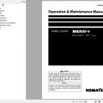 Komatsu WA500-8 Operation & Maintenance Manual PEN02043-00