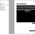 Komatsu WA600-6 Shop Manual SEN00235-26