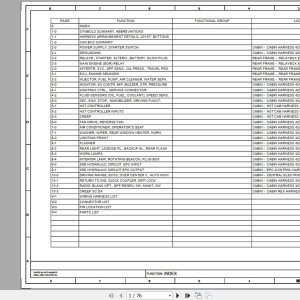 Komatsu WA80M-8E0 Wiring Diagram VENBM08003
