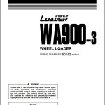 Komatsu WA900-3 Operation & Maintenance Manual PEN00684-07