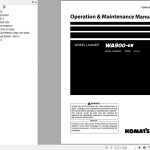 Komatsu WA900-8R Operation & Maintenance Manual PEN01783-02