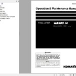 Komatsu WA900-8R Operation & Maintenance Manual PEN01784-02