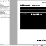 Komatsu Dozer 1.61 GB PDF 2024 Field Assembly Instruction, Operation & Maintenance Manual