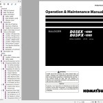 Komatsu Dozer 1.61 GB PDF 2024 Field Assembly Instruction, Operation & Maintenance Manual